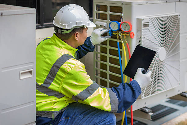 Professional Heat Pump Repair technician working in Manchester, MO